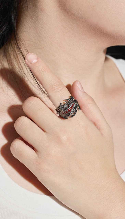 Black Entwined Arbor Nest Ring c0b147-68.myshopify.com