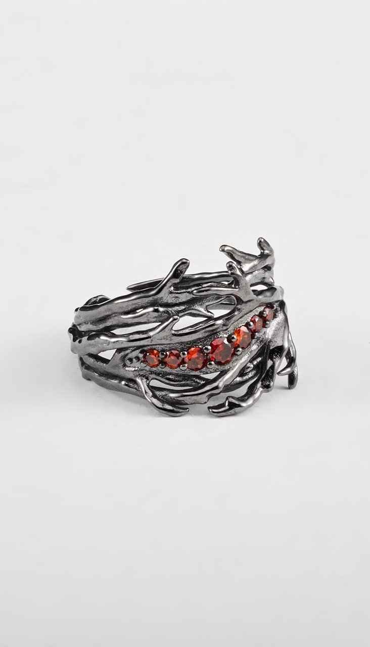 Black Entwined Arbor Nest Ring c0b147-68.myshopify.com