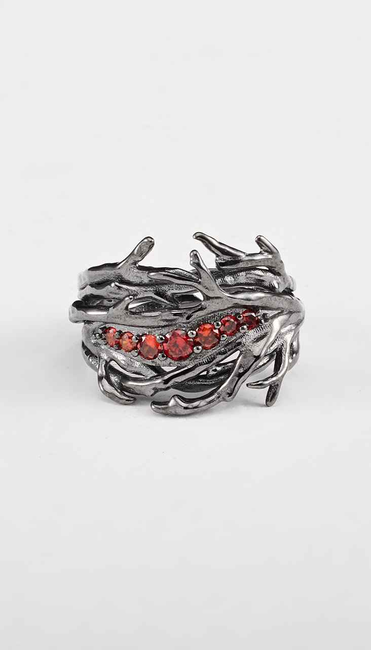 Black Entwined Arbor Nest Ring c0b147-68.myshopify.com