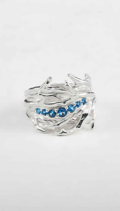 White Entwined Arbor Nest Ring c0b147-68.myshopify.com