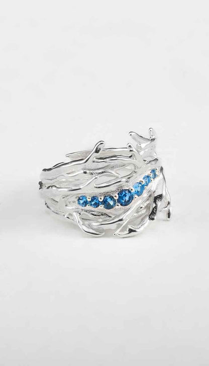 White Entwined Arbor Nest Ring c0b147-68.myshopify.com