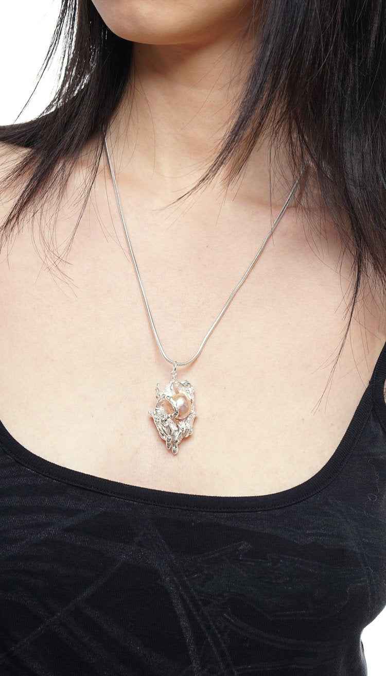 White Frozen Flow Necklace c0b147-68.myshopify.com