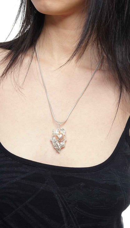 White Frozen Flow Necklace c0b147-68.myshopify.com