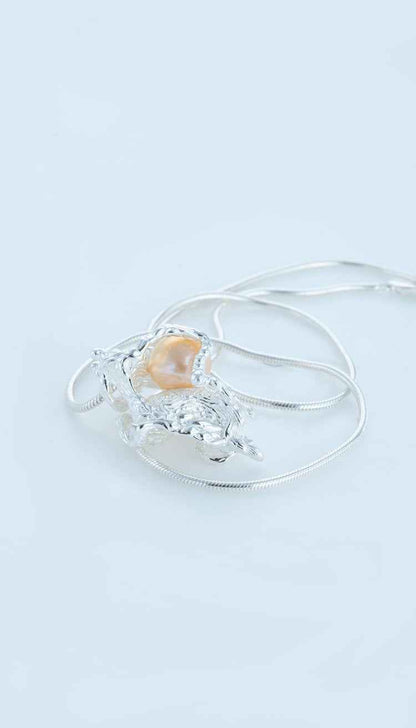 White Frozen Flow Necklace c0b147-68.myshopify.com