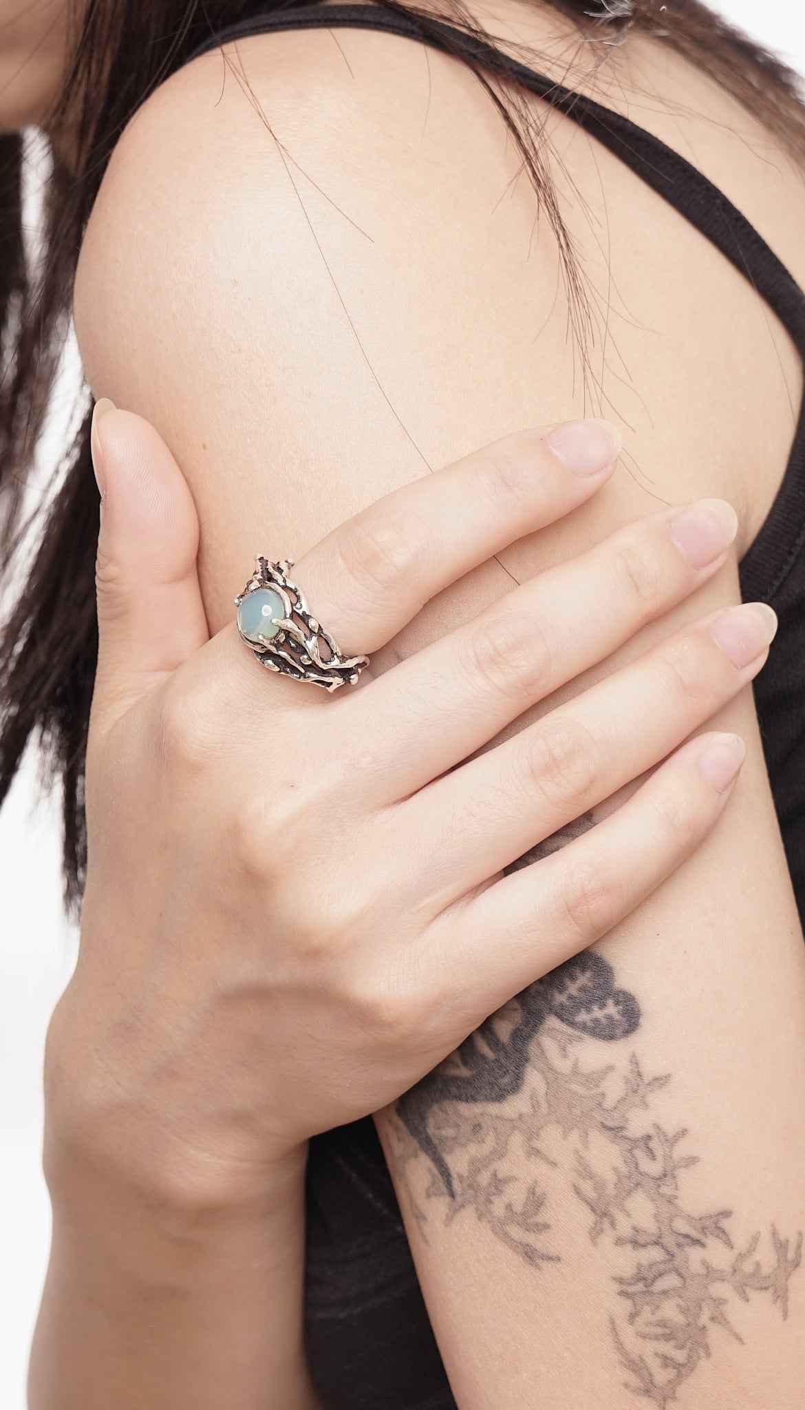 Black Divergence Ring - RQ Cactus