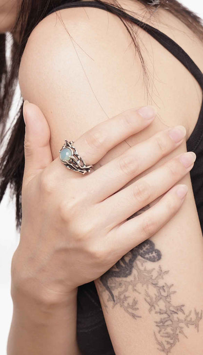 Black Divergence Ring - RQ Cactus