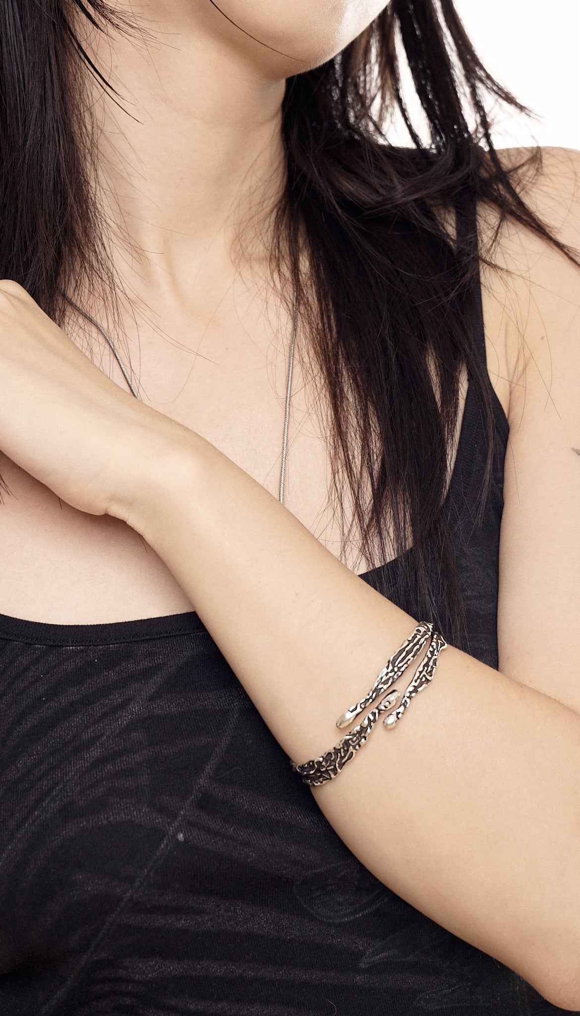 Black Ink Wave Bracelet - RQ Cactus