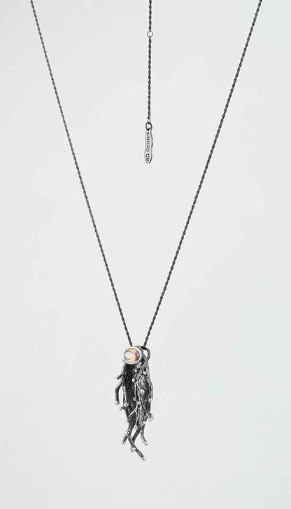 Black Twining Vine Necklace - RQ Cactus