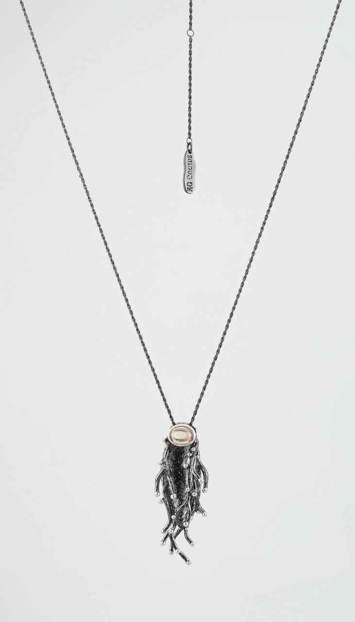 Black Twining Vine Necklace - RQ Cactus