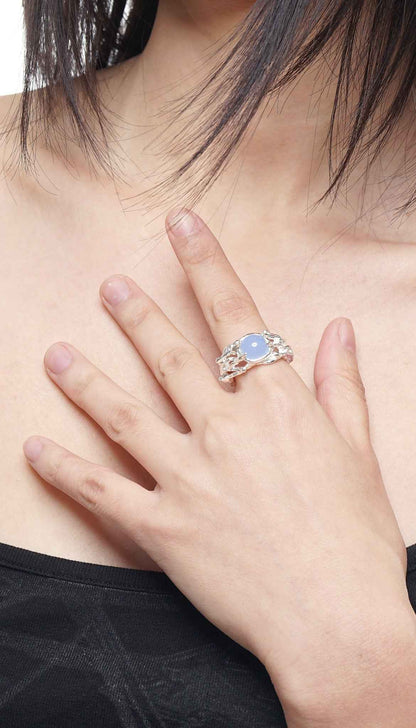 White Divergence Ring - RQ Cactus