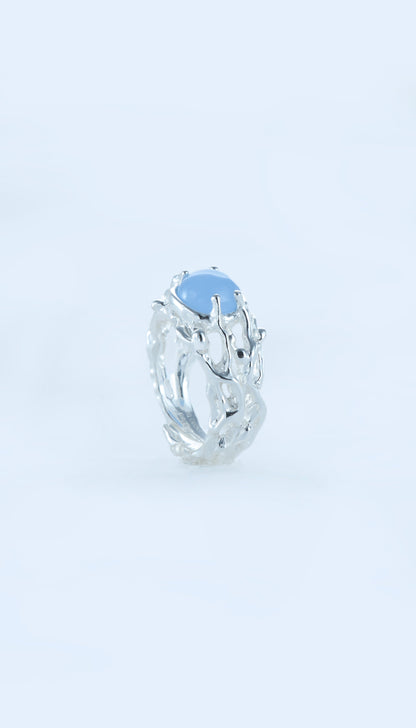 White Divergence Ring - RQ Cactus